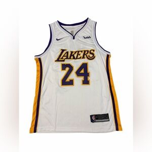 NIKE NBA Los Angeles Lakers Kobe Bryant Stitched Jersey Mens 44 #24 LA Wish